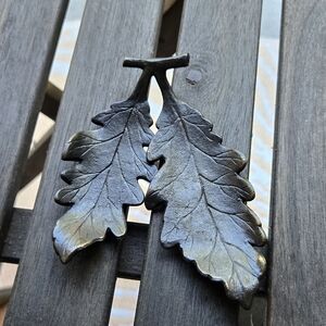 Vintage Michael Aram Oxidized Bronze Dish 5 1/2"